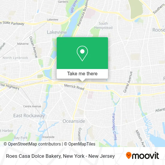 Roes Casa Dolce Bakery map