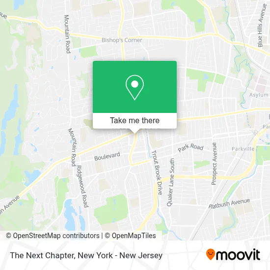 The Next Chapter map