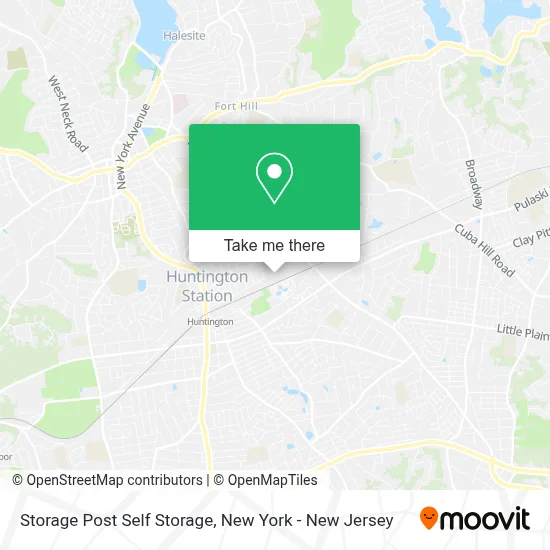 Storage Post Self Storage map