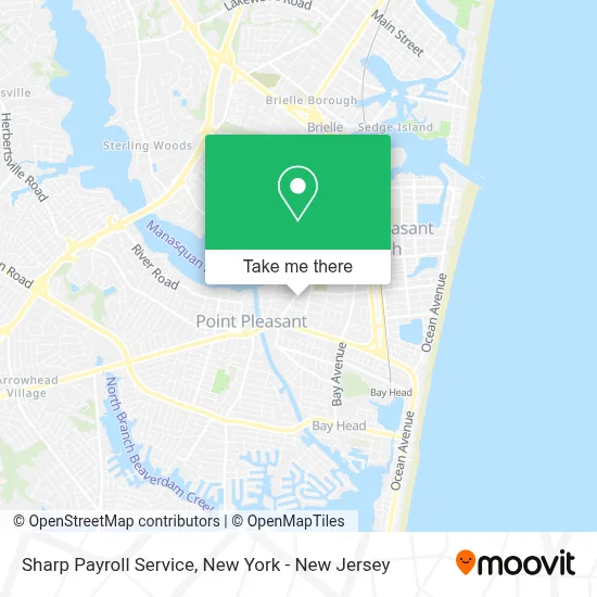 Sharp Payroll Service map