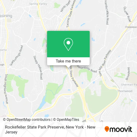 Rockefeller State Park Preserve map
