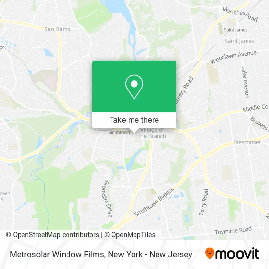 Metrosolar Window Films map