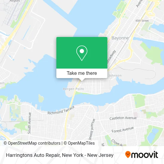 Harringtons Auto Repair map