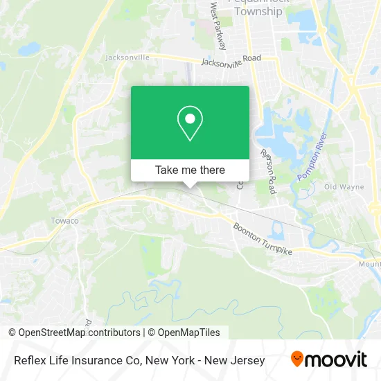 Reflex Life Insurance Co map