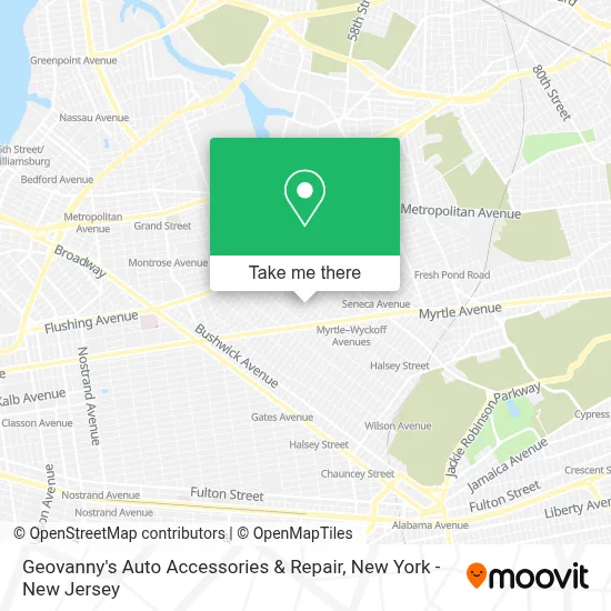 Geovanny's Auto Accessories & Repair map