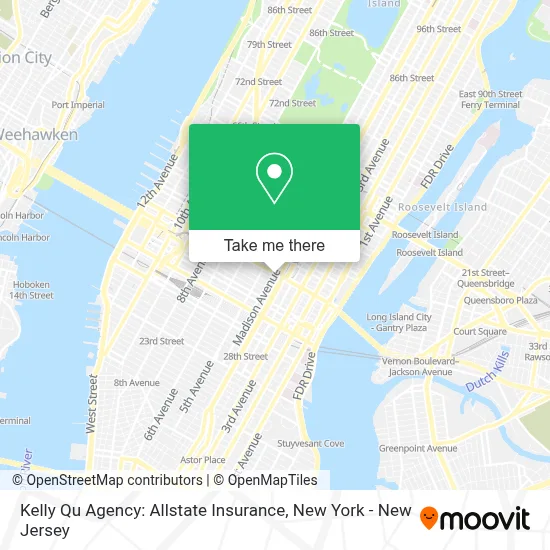 Kelly Qu Agency: Allstate Insurance map
