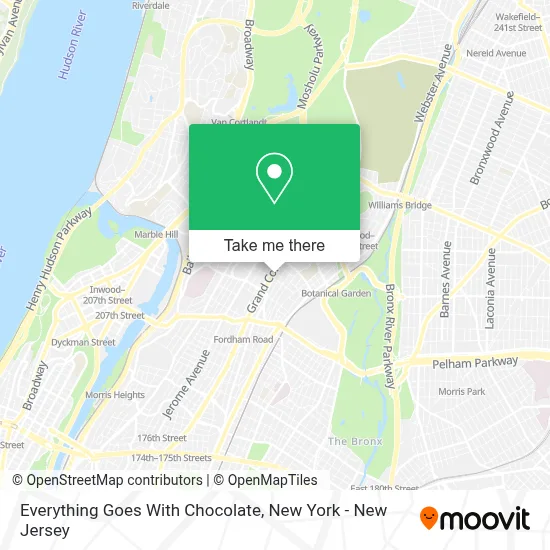 Everything Goes With Chocolate map