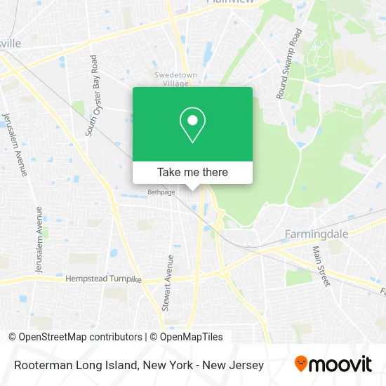 Rooterman Long Island map