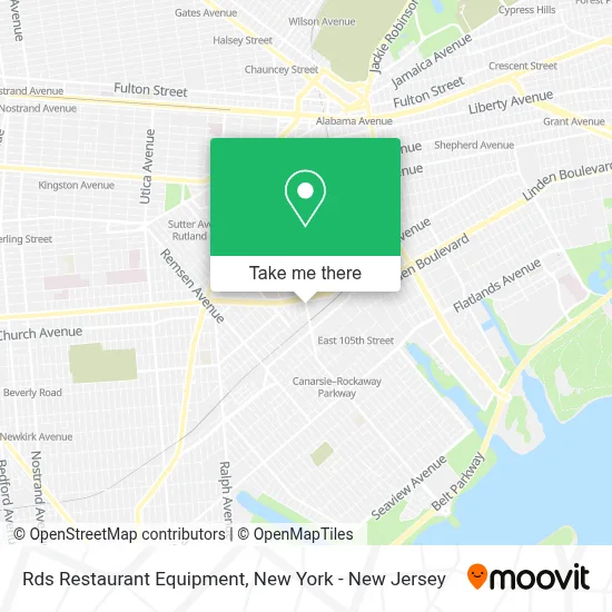 Rds Restaurant Equipment map