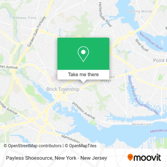 Payless Shoesource map