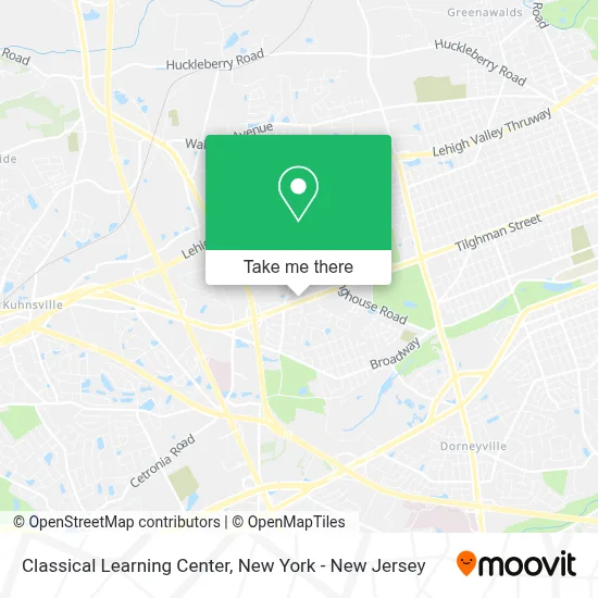 Classical Learning Center map