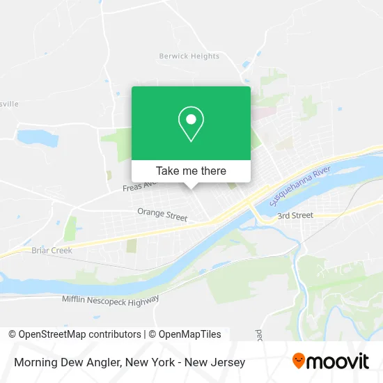 Morning Dew Angler map