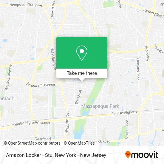 Amazon Locker - Stu map
