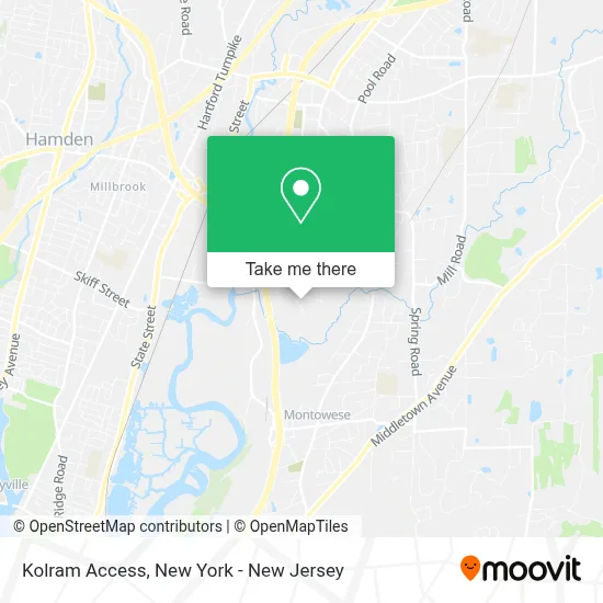 Kolram Access map
