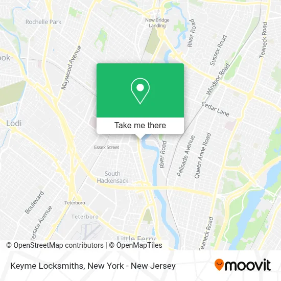 Keyme Locksmiths map
