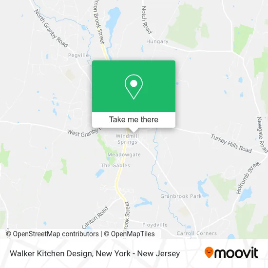 Walker Kitchen Design map