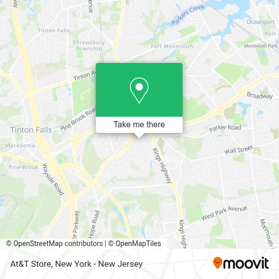 At&T Store map
