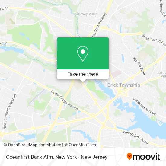 Oceanfirst Bank Atm map