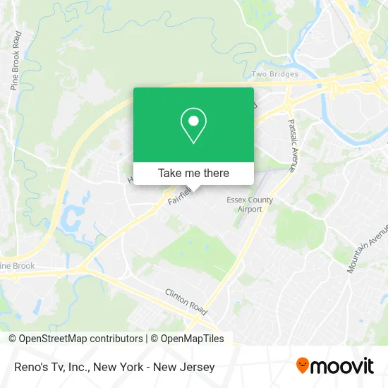 Reno's Tv, Inc. map