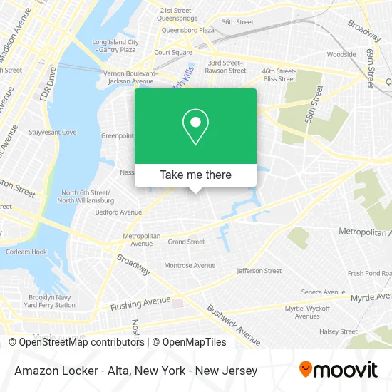 Amazon Locker - Alta map