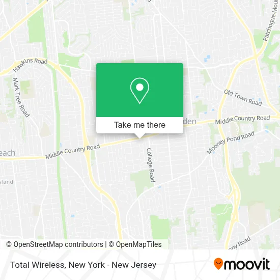 Total Wireless map