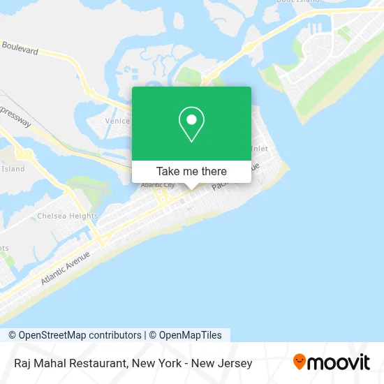 Raj Mahal Restaurant map