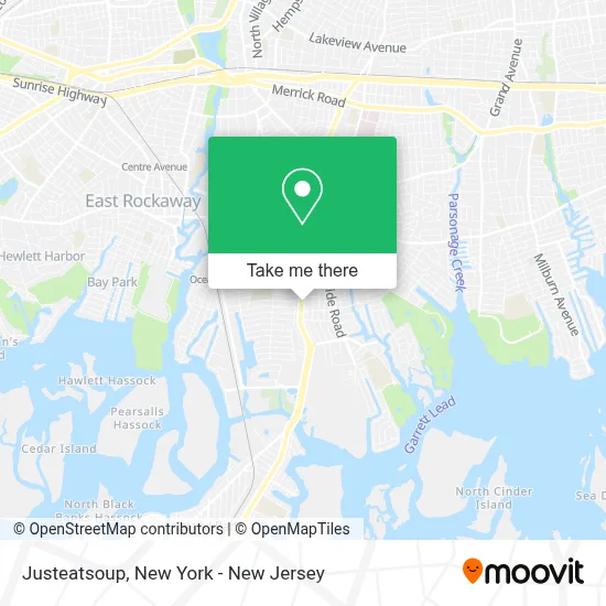 Justeatsoup map