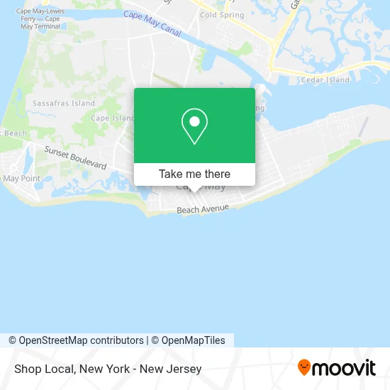 Shop Local map