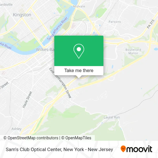 Sam's Club Optical Center map