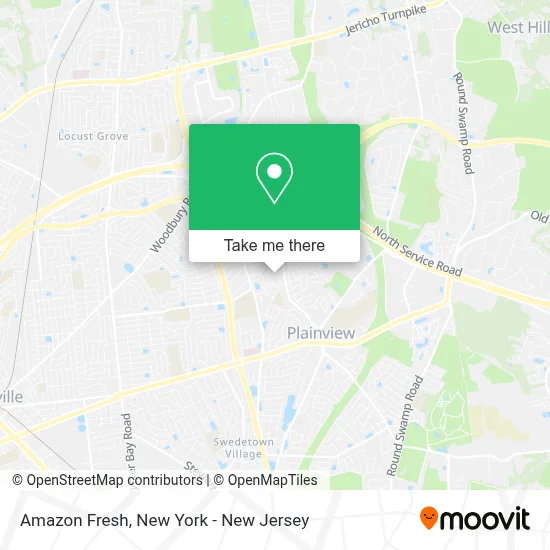 Amazon Fresh map