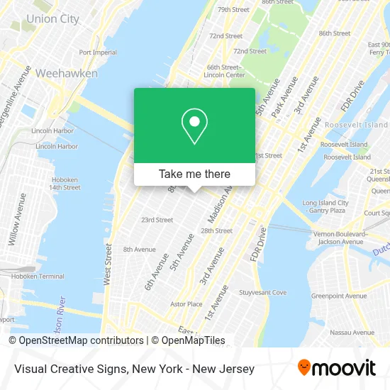 Visual Creative Signs map