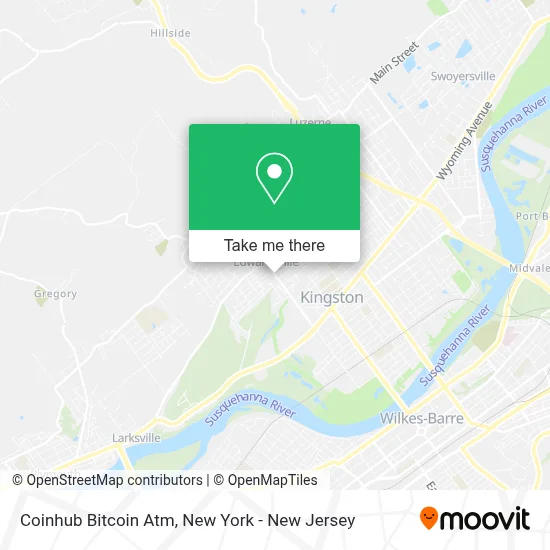 Coinhub Bitcoin Atm map