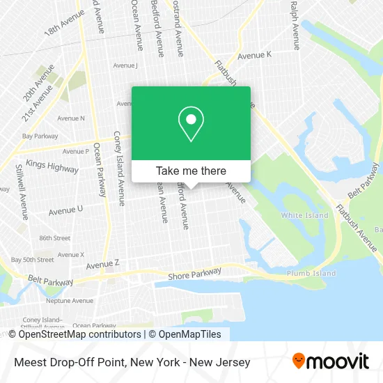 Meest Drop-Off Point map