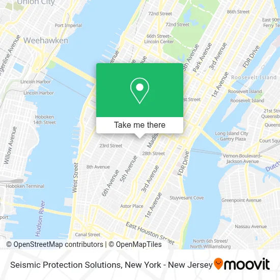 Seismic Protection Solutions map
