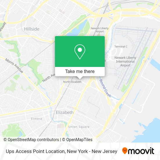 Ups Access Point Location map