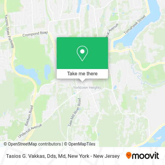 Tasios G. Vakkas, Dds, Md map