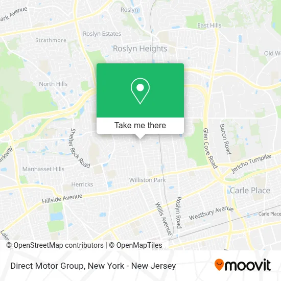 Direct Motor Group map