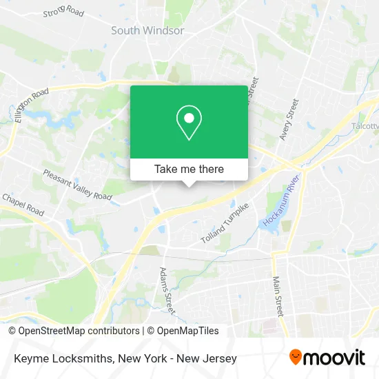 Keyme Locksmiths map