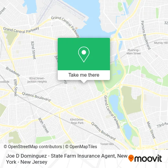 Joe D Dominguez - State Farm Insurance Agent map