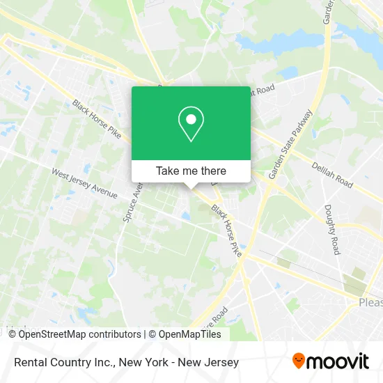 Rental Country Inc. map
