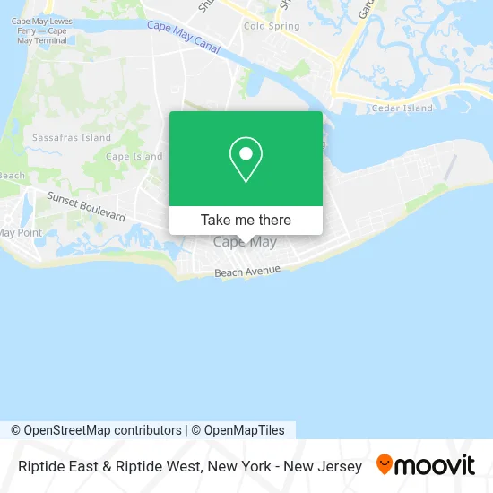 Riptide East & Riptide West map