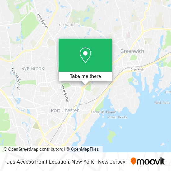 Ups Access Point Location map