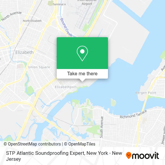 STP Atlantic Soundproofing Expert map