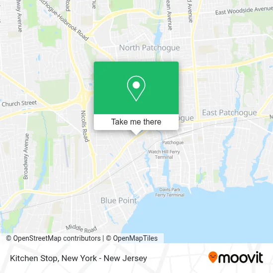 Kitchen Stop map