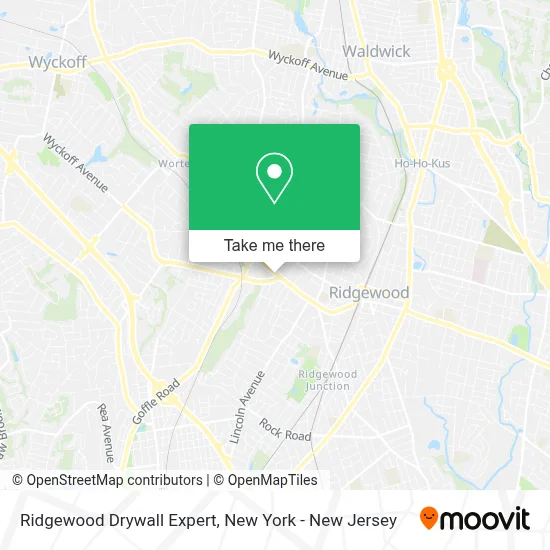 Ridgewood Drywall Expert map