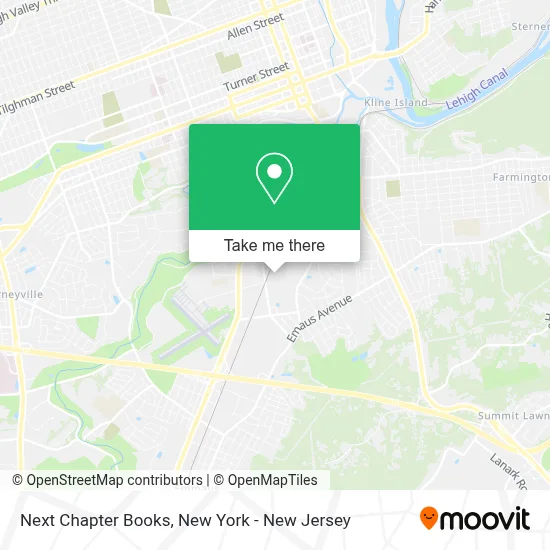 Next Chapter Books map
