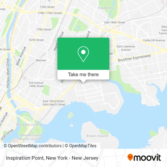 Inspiration Point map