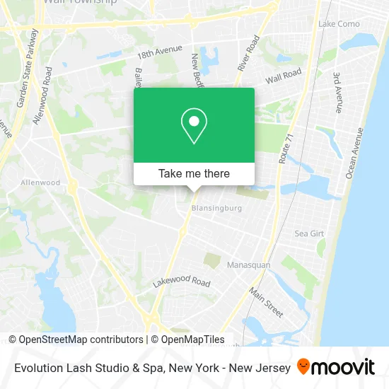 Evolution Lash Studio & Spa map