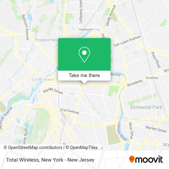 Total Wireless map