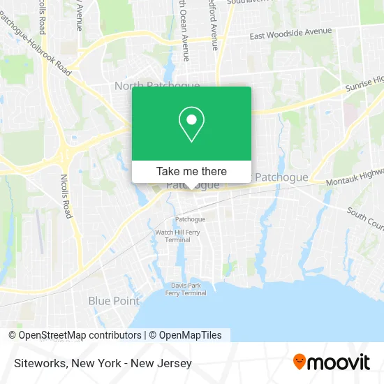 Siteworks map